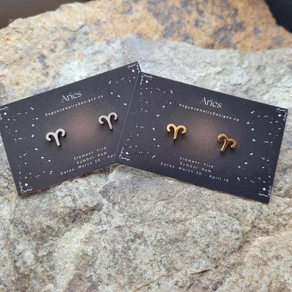 Rogue Jewelry Zodiac Studs