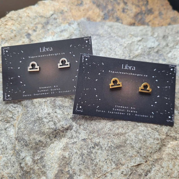 Rogue Jewelry Zodiac Studs