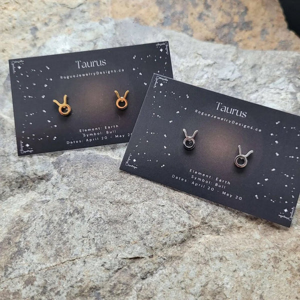 Rogue Jewelry Zodiac Studs