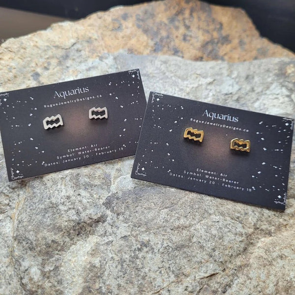 Rogue Jewelry Zodiac Studs