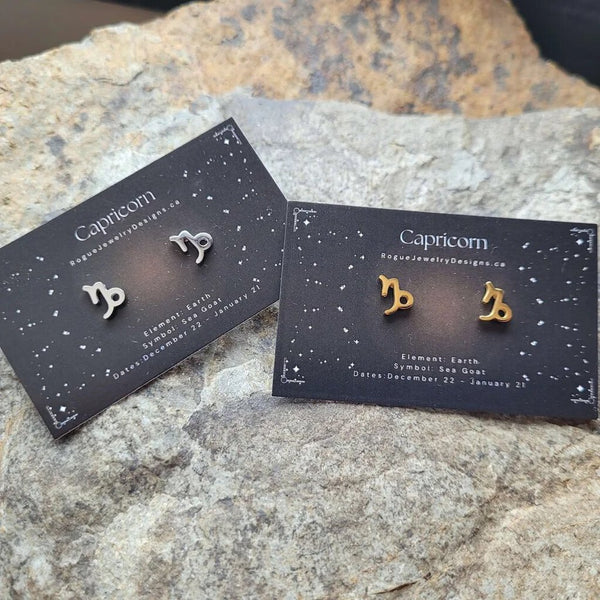 Rogue Jewelry Zodiac Studs