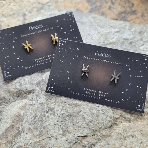 Rogue Jewelry Zodiac Studs