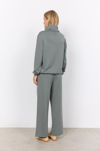 Soyaconcept 'Banu' High Drawstring Neck Sweatshirt - Misty