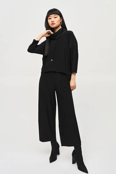 Joseph Ribkoff 243137 Silky Knit Cropped Jumpsuit