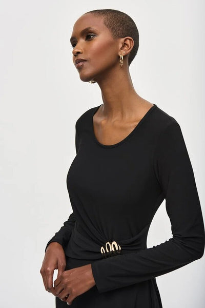 Joseph Ribkoff 243153 Silky Knit Fit & Flare Dress