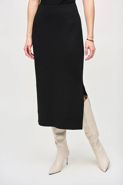 Joseph Ribkoff 243967 Sweater Knit Midi Skirt