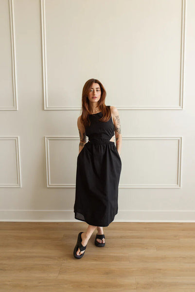 Dailystory 'Eleonor' Open Back Maxi Dress