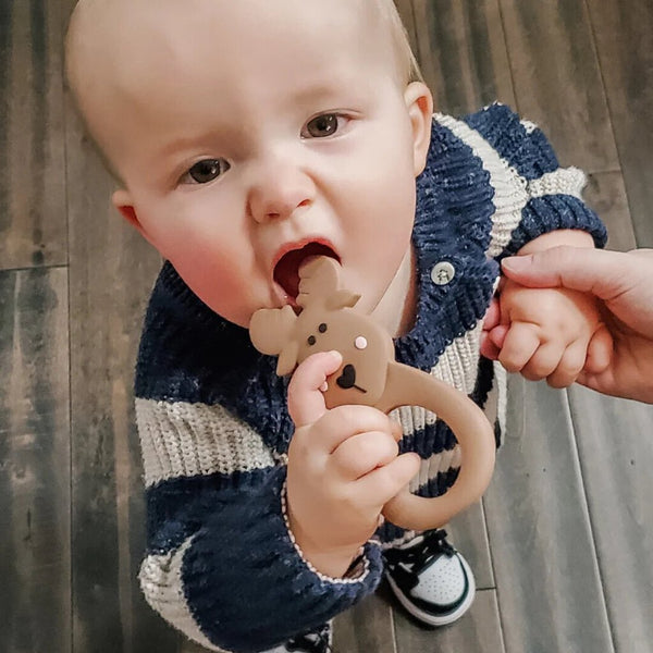 Little Cheeks Moose Teether