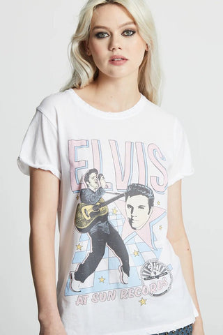 Recycled Karma Sun Records X Elvis Presley Memphis Tee - White