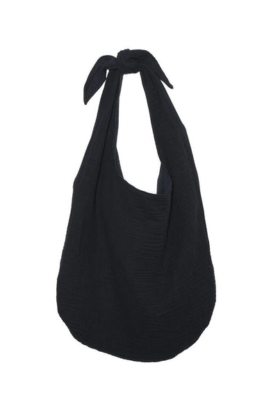 Tofino Towel Co. 'Aelin' Muslin Saddle Bag - Black