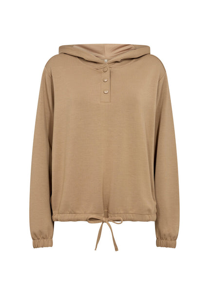 Soyaconcept 'Banu' Adjustable Waist Hoodie - Desert Brown