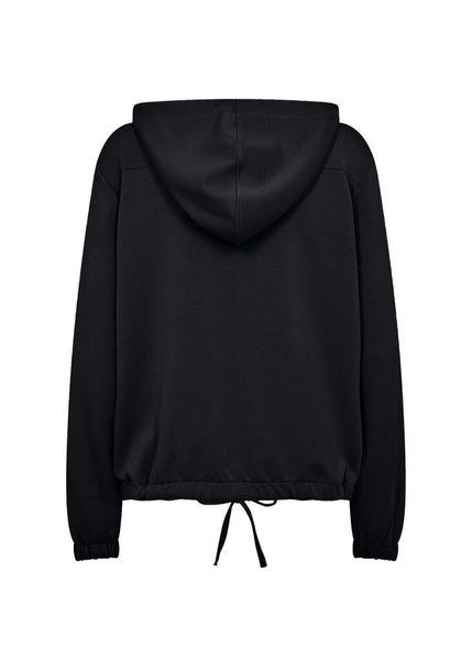 Soyaconcept 'Banu' Adjustable Waist Hoodie - Black