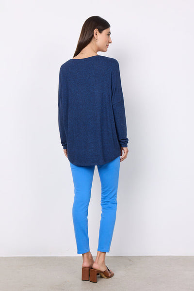 Soyaconcept 'Biara' Long Sleeve Top - Navy
