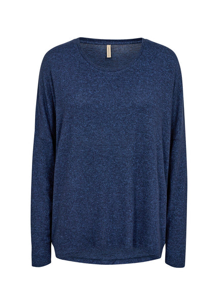Soyaconcept 'Biara' Long Sleeve Top - Navy