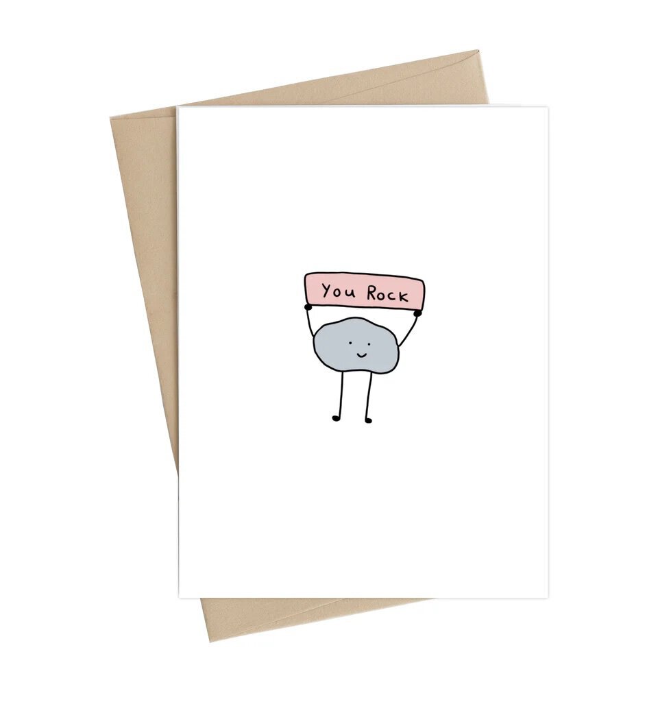 Little May Papery 'You Rock' Greeting Card