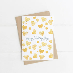 Made By A Potato Wedding Confetti Greeting Card