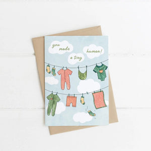 Made By A Potato 'Tiny Human' Greeting Card