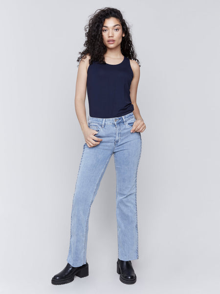 Charlie B Braided Side Seam Jeans