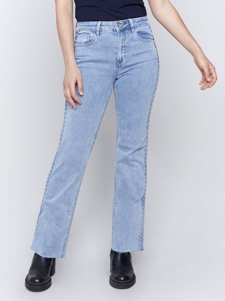 Charlie B Braided Side Seam Jeans