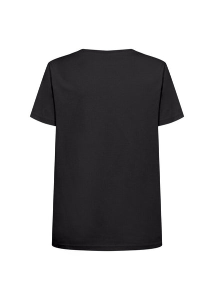 Soyaconcept 'Live What You Love Tee' - Black