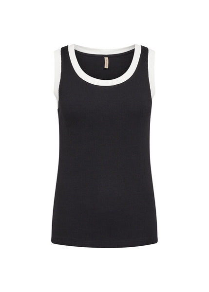 Soyaconcept 'Mignon' Contrast Trim Tank