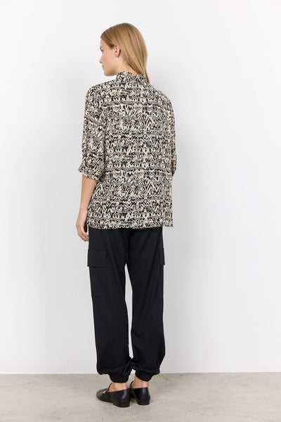 Soyaconcept 'Faria' Printed 3/4 Sleeve Blouse