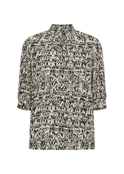 Soyaconcept 'Faria' Printed 3/4 Sleeve Blouse