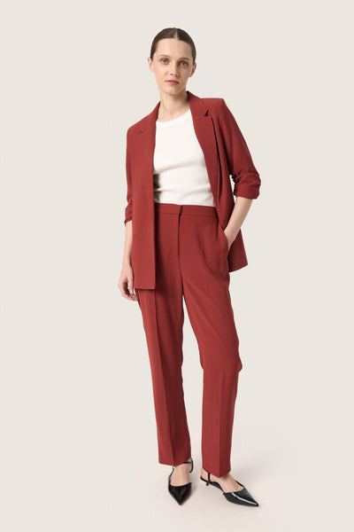 Soaked in Luxury 'Shirley' Blazer - Russet Brown