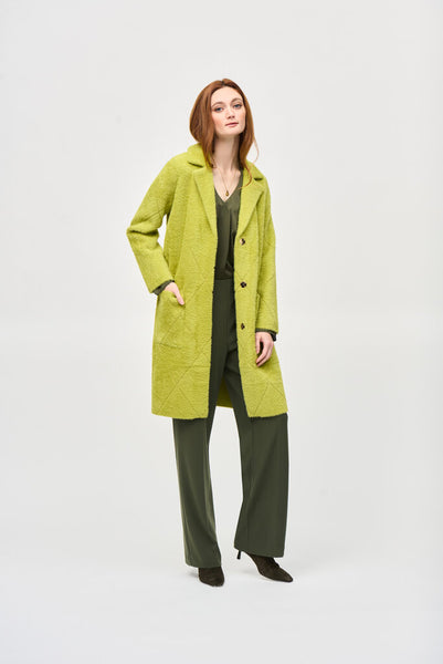 Joseph Ribkoff 233951 Wasabi Knit Coat