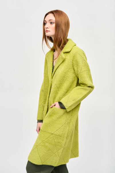 Joseph Ribkoff 233951 Wasabi Knit Coat