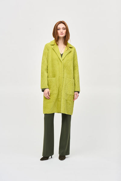 Joseph Ribkoff 233951 Wasabi Knit Coat