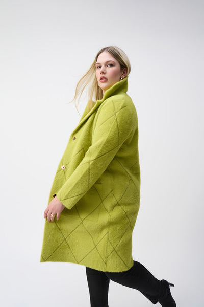 Joseph Ribkoff 233951 Wasabi Knit Coat