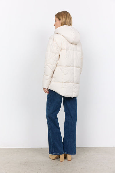 Soyaconcept 'Nina' Hooded Short Puffer Coat