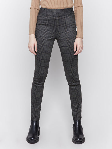 Charlie B Reversible Plaid Pant