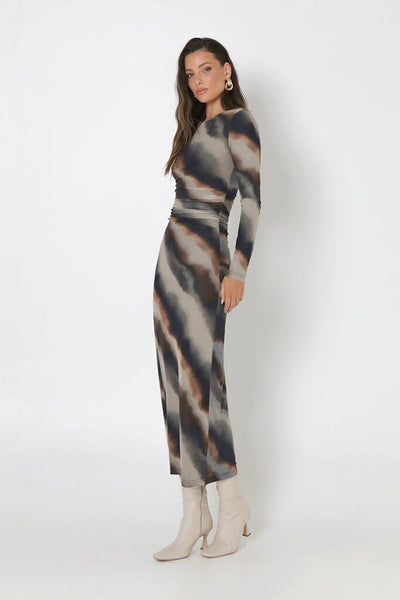 Madison the Label 'Macey' Dusk Print Maxi Dress