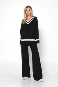 Madison the Label 'Varsity' Knit Jumper