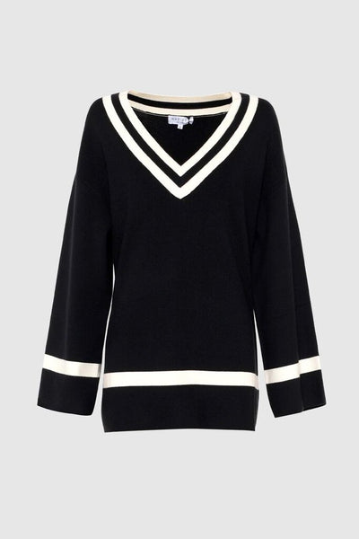 Madison the Label 'Varsity' Knit Jumper