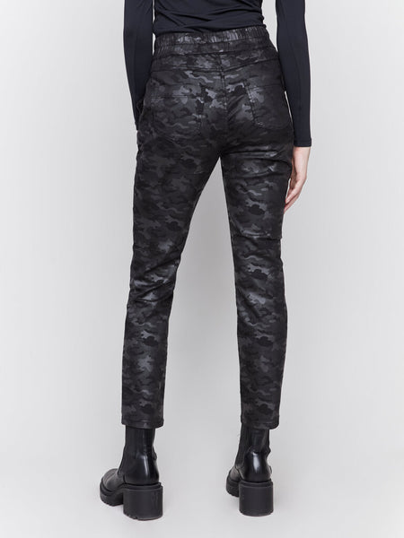 Charlie B Black Camo Print Joggers