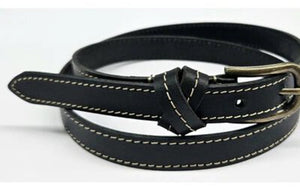 Risa 'Aria' Double Twist Leather Belt