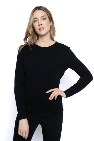 Picadilly Long Sleeve Crewneck Top