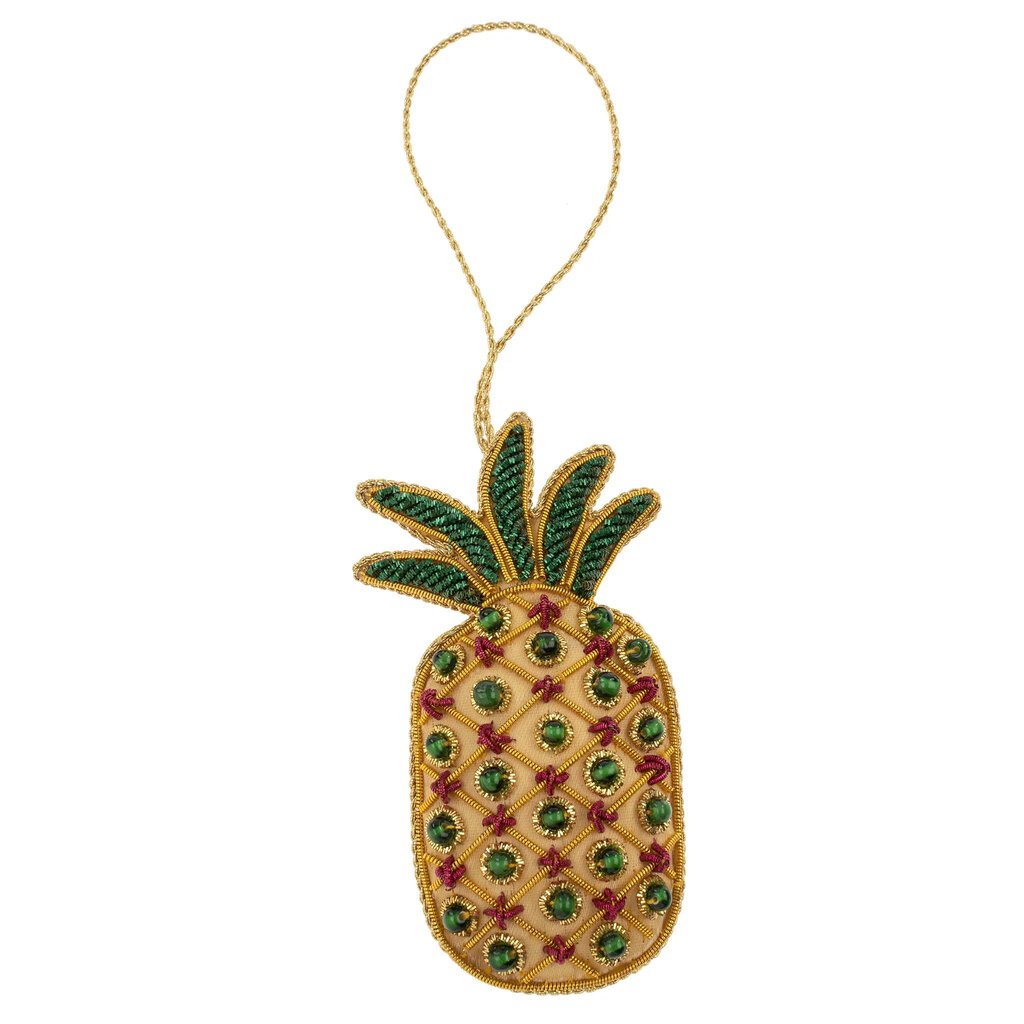 Pineapple Zardozi Ornament