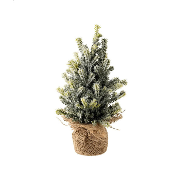 Faux Frosted Pine Tabletop Tree - Medium