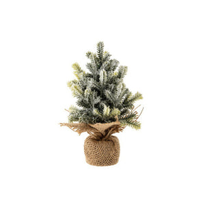 Faux Frosted Pine Tabletop Tree - Small