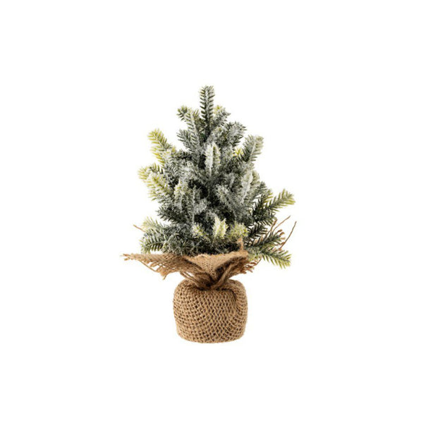Faux Frosted Pine Tabletop Tree - Medium