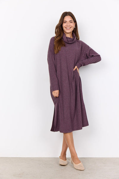 Soyaconcept 'Isel' Cowl Neck Midi Dress