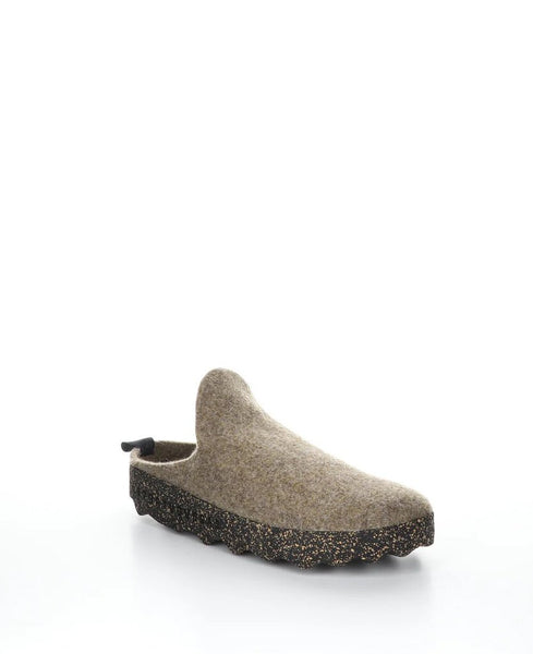 Asportuguesas 'Come' Round Toe Mules - Taupe