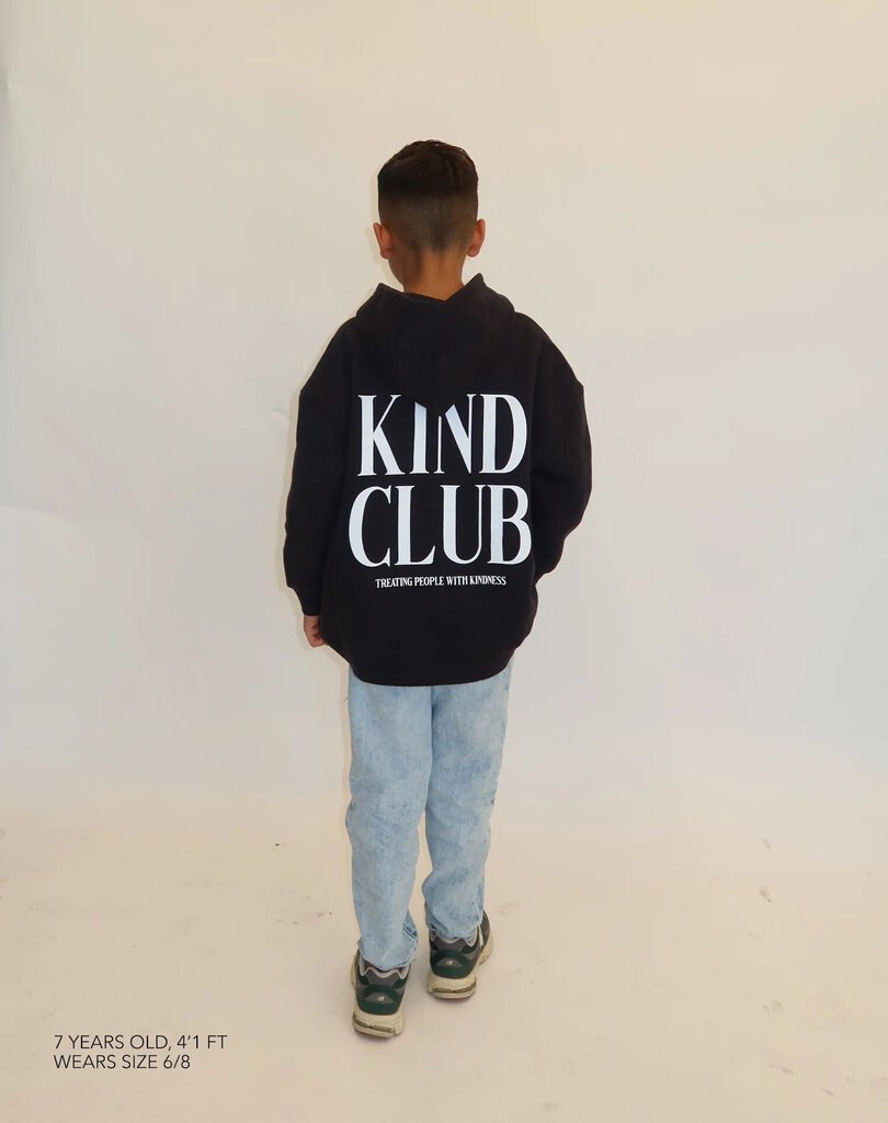 Brunette the Label 'Kind Club' Kids Big Sister Hoodie