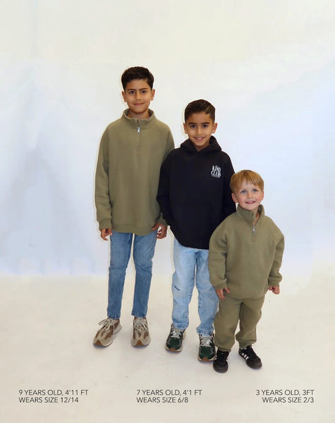 Brunette the Label 'Best Friend' Kids Half Zip