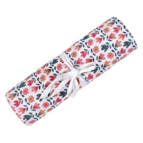 Perlimpinpin Cotton Muslin Swaddle - Floral