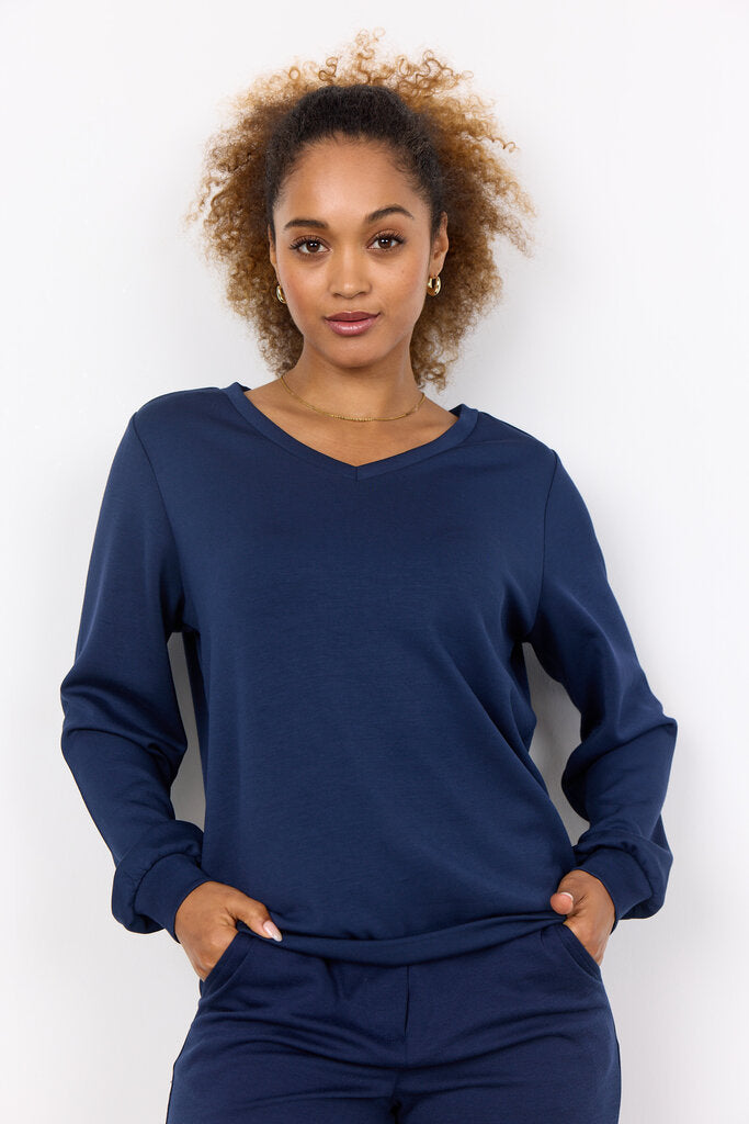 Soyaconcept 'Banu' V-Neck Sweatshirt